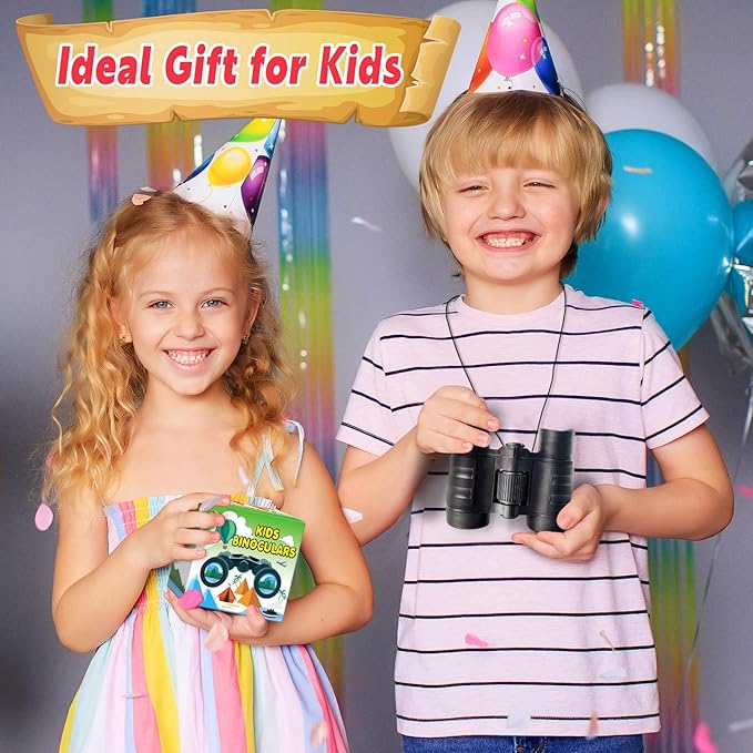 Binoculars for Kids, Kids Binoculars for Ages 3-12 Boys Girls, Outdoor Gifts Toys for Kids- Perfect for Bird Watching, Camping, and Outdoor Exploration