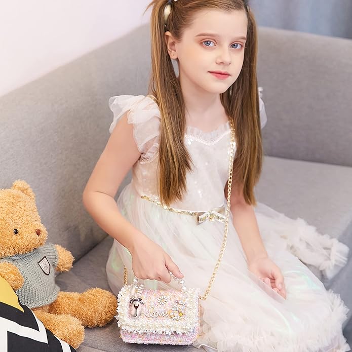 AO ALI VICTORY Toddler Gifts Kids Purse for Little Girls Mini Girl's Handbag Shoulder Crossbody Bag