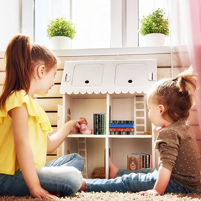 30 Pieces 1:12 Scale Miniatures Dollhouse Books Assorted Timeless Miniatures Books Mini Dollhouse Model Accessories Toy Supplies for Boys Girls Doll Houses(Vintage Style)