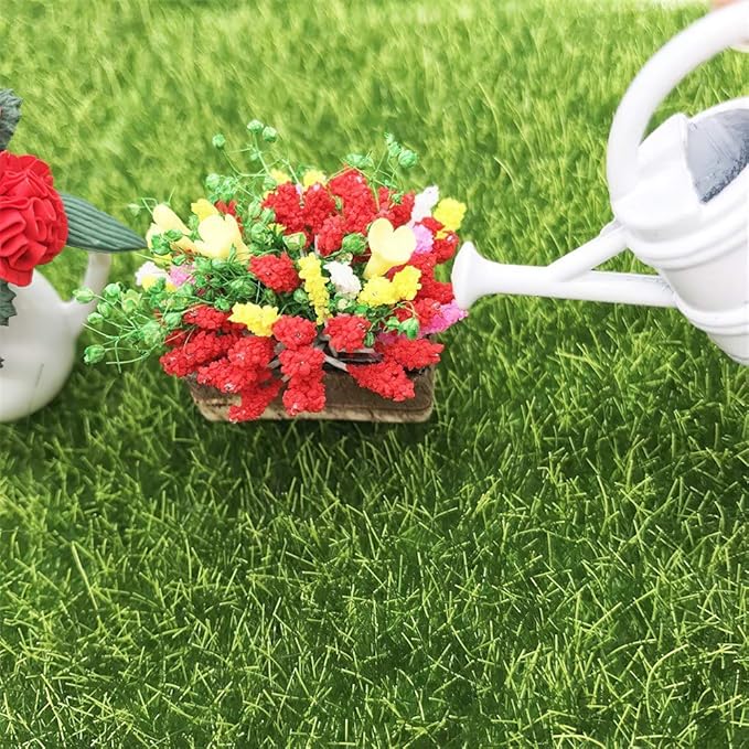 Dollhouse Decoration Plant Pots Miniature Green Potted Bonsai Models Decor,1：12 Miniature Plant