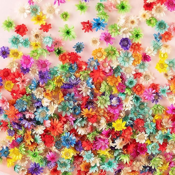 560 PCS Small Dried Flowers for Crafts - Mini Dried Flowers for Resin, Tiny Natural Real Dried Pressed Flowers Bulk for DIY Jewelry Earrings Epoxy Molds, Candles Soap Making