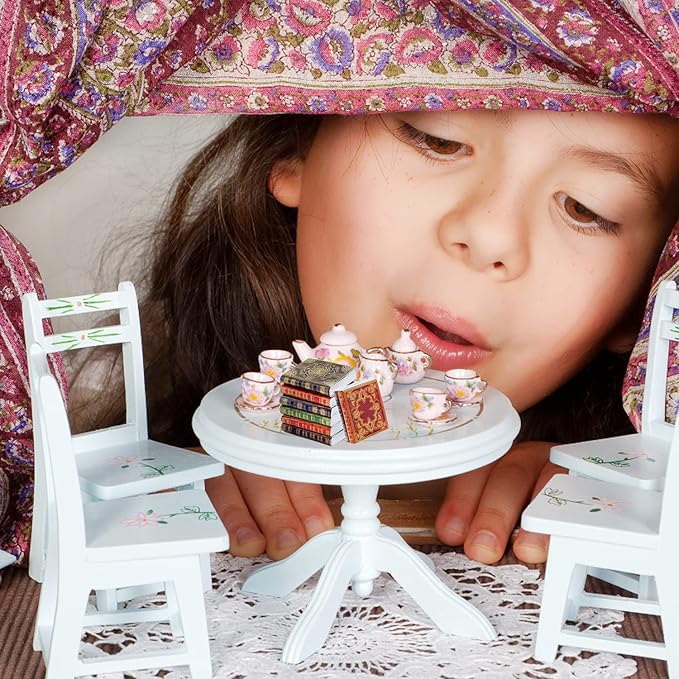30 Pack 1:12 Scale Miniatures Dollhouse Books,Assorted Timeless Miniatures Books,Mini Books Dollhouse Decoration,Dollhouse Accessories Toy Supplies for Boys and Girls