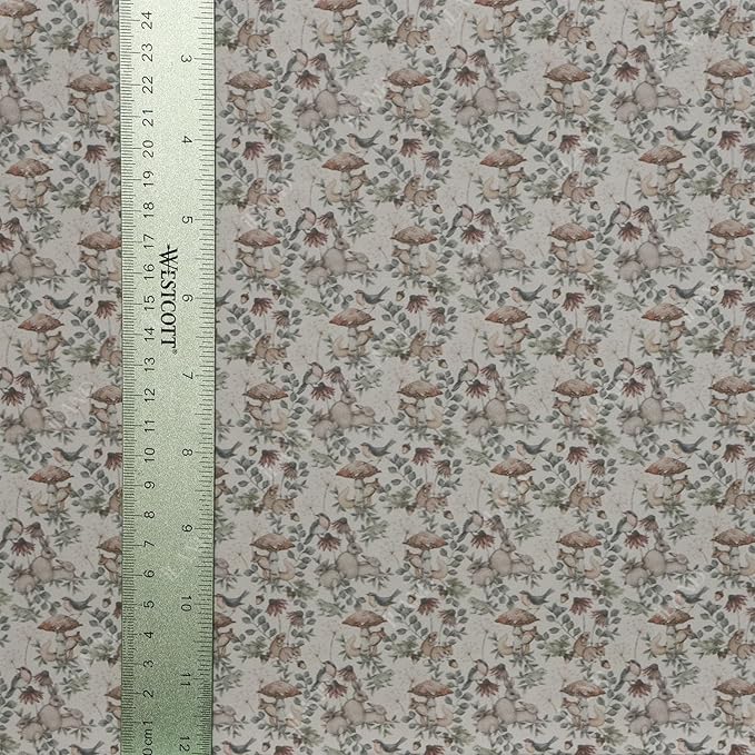 iLAND Originality Dollhouse Wallpaper 39 * 15.7 inch, Dollhouse Accessories on 1:12 Scale or 1:6 Scale (Forest Whisper)