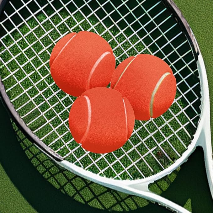MRYCZ FYRHD 60 Pack Tennis Balls, Training Tennis Balls, Pet Dog Playing Balls, Practice Tennis Balls with Mesh Bag for Transport and Beginner Training