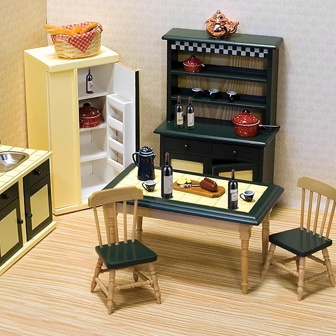 TIESOME Dollhouse Wine Bottles, 10Pcs 1:12 Scale Mini Red Wine Bottles Miniature Drink Bottles Wine Model Decoration Kitchen Accessories for Dollhouse Decors