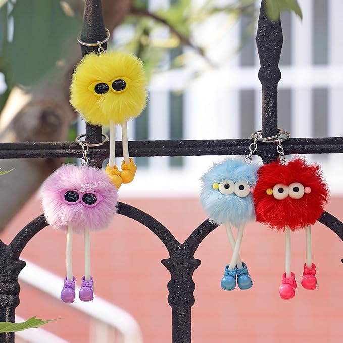 24 PCs Party Favors Keychains - Keychain Valentines for Kids Valentines Day Gifts for Kids Classroom Goodie Bags Pinata Toys Classroom Prizes Elementary Carnival Prizes in Bulk