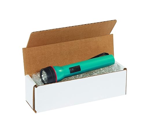 Box USA BM822 8"L x 2"W x 2"H, White (Pack of 50)