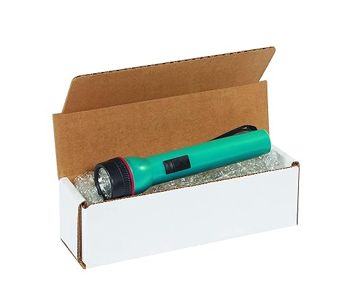Box USA BMRX3L 6"L x 2 1/2"W x 2 3/8"H, White (Pack of 50)