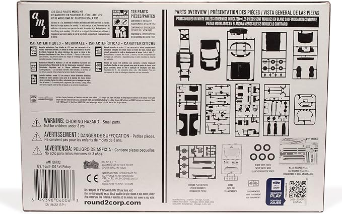 AMT 1997 Ford F-150 4x4 Pickup 1:25 Scale Model Kit