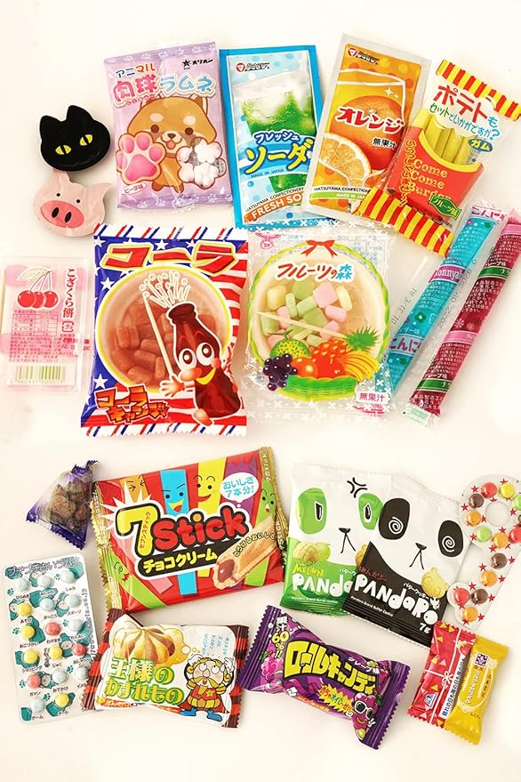 Japanese Candy Snack Assortment 55pcs BOX