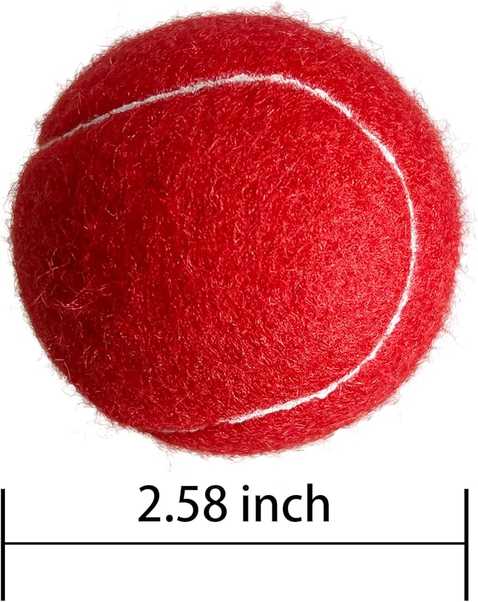 HiBallBall 12-Pack Practice Tennis Balls for Beginners & Dogs - Reusable Mesh Carry Bag Included - Ideal for Tennis Training, Pet Play, Fetch