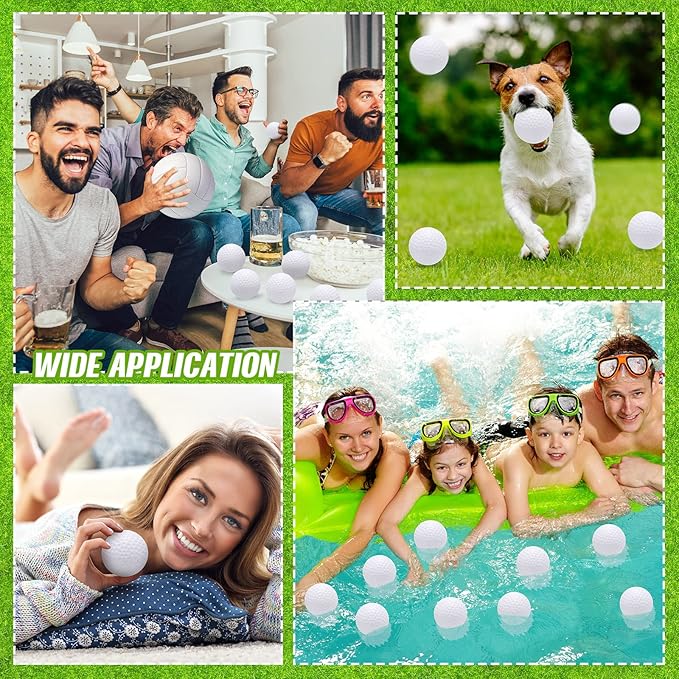 Libima Mini Golf Stress Ball Bulk Foam Practice Balls Stress Relief Sports Ball Training for Golf Birthday Party Favors Carnival Classroom Reward Indoor Outdoor