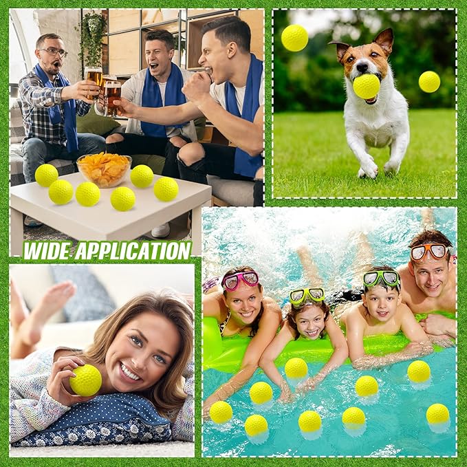 Libima Mini Golf Stress Ball Bulk Foam Practice Balls Stress Relief Sports Ball Training for Golf Birthday Party Favors Carnival Classroom Reward Indoor Outdoor