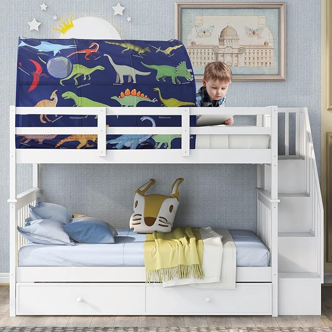 Bed Tent for Kids Lucky Castle Bed Tent Foldable Game House for Children Play Tents for Girls Boys Sleeping Canopy Playhouse