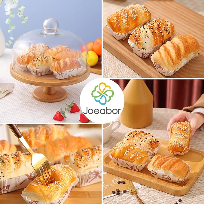 Joeabor Fake Cupcakes, Artificial Cupcakes for Display, Realistic Fake Food, Artificial Cake Fake Desserts Pastries for Decoration, Decorative Faux Cakes Set B 6 Pack