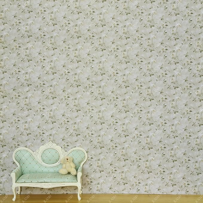 iLAND Dollhouse Wallpaper, Nice 1/12 Scale Accessories & 1/6 Scale Accessories for DIY Dollhouse Décor, 39 * 15.7 inch Beautiful Doll House Wall Paper w/Harmonious Proportions & Realistic Touch