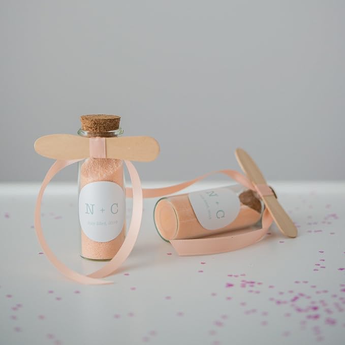 Weddingstar Mini Clear Glass Bottle with Cork