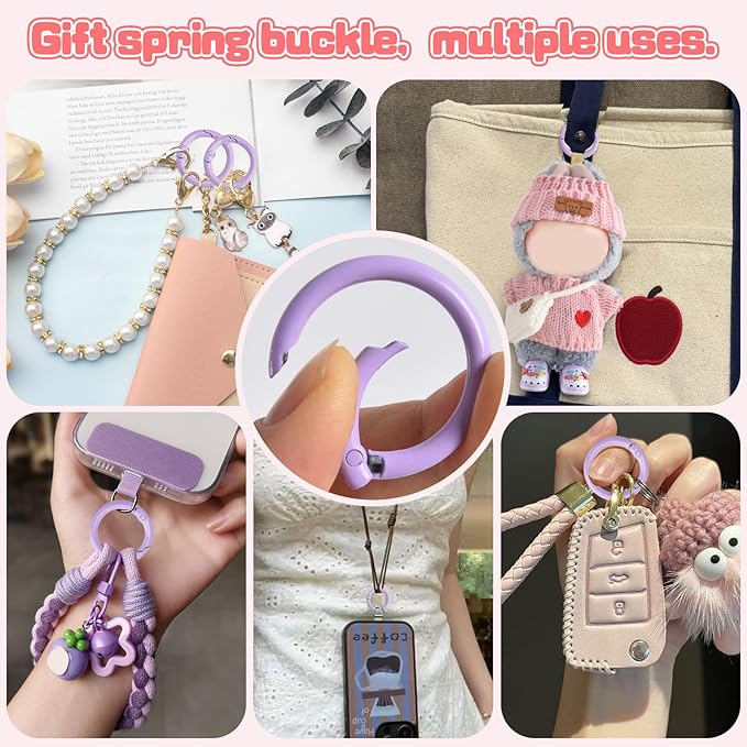 Ciunura Premium Doll Shoes for Lububu, Cute Doll Shoes for 4-7in Dolls, Ideal for Lububu Outfits(Purple Clog Shoes)