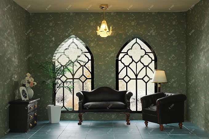 iLAND Dollhouse Wallpaper, Nice 1/12 Scale Accessories & 1/6 Scale Accessories for DIY Dollhouse Décor, 39 * 15.7 inch Beautiful Doll House Wall Paper w/Harmonious Proportions & Realistic Touch