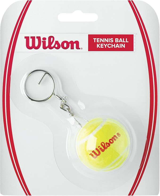 Wilson Sporting Goods Mini Tennis Ball Key Chain, Yellow (WRZ545004)