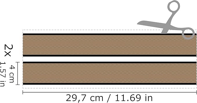 Self-Adhesive Carpet with Real Textile Structure for Dollhouses Scale 1:12 (Zickzack)