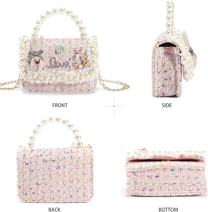 AO ALI VICTORY Toddler Gifts Kids Purse for Little Girls Mini Girl's Handbag Shoulder Crossbody Bag