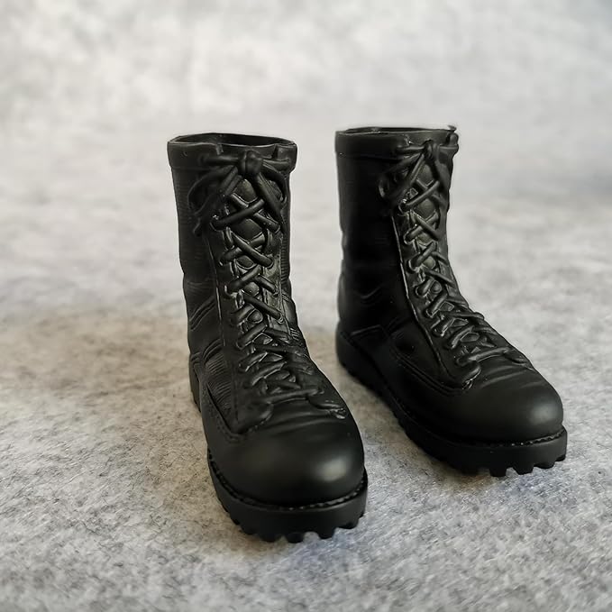 1/6 Scale Figure Shoes Boots PVC Boot Shoes for 12 inch Male Action Figure Toy