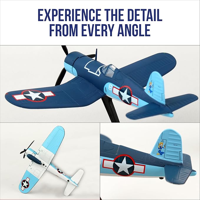 Daron Worldwide Trading F4U Corsair VMF-22 Vehicle, Blue