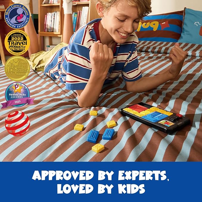 GiiKER Super Slide Puzzle Games, Original 500+ Challenges Brain Teaser Puzzle, Toys for Kids Teens, Travel Games Birthday Stocking Stuffers for Boys Girls, Activities for Road Trips
