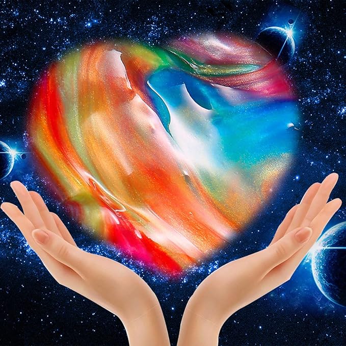 Ball Slime Party Favors 24 Pack, Super Soft and Scented Galaxy Slime for Girls Boys, Gift Idea for Kids Goodie Bag Stuffers, Space Party Favors, Easter Stocking Stuffers
