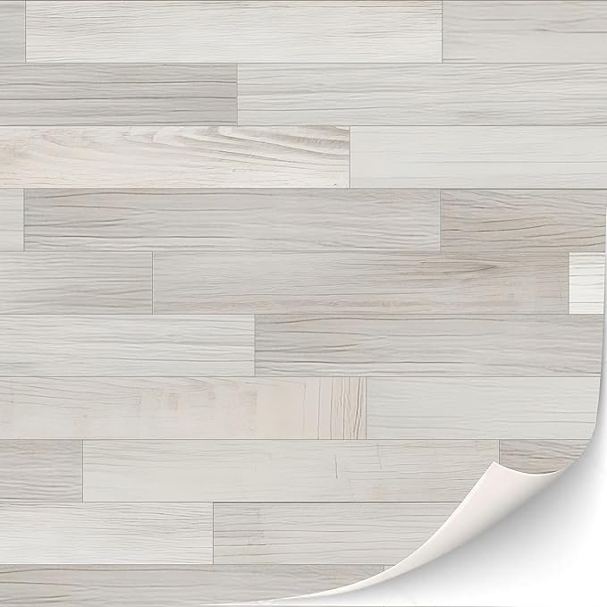3 Sheets Self-Adhesive Flooring for Dollhouse 1:12 Scale (White Oak)