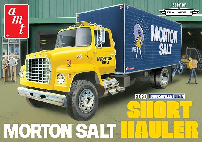 AMT Ford Louisville Short Hauler Morton Salt 1:25 Scale Model Kit
