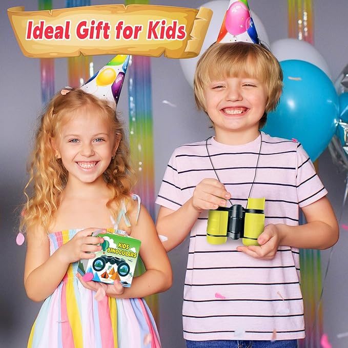 Binoculars for Kids, Kids Binoculars for Ages 3-12 Boys Girls, Outdoor Gifts Toys for Kids- Perfect for Bird Watching, Camping, and Outdoor Exploration