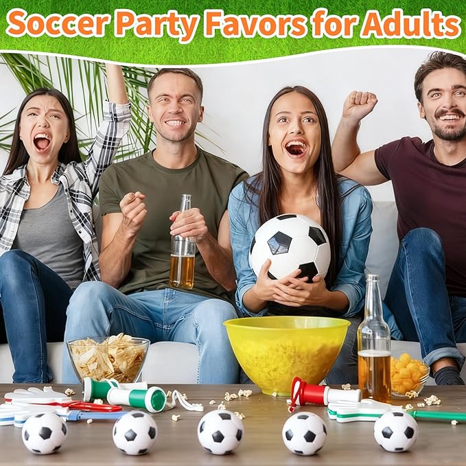 36 Pcs Mini Foam Soccer Balls for Kids Adults Party Favors,Small Stress Balls Soccer Balls Bulk Toys Goodie Bag Stuffers Classroom Prizes Party Decorations