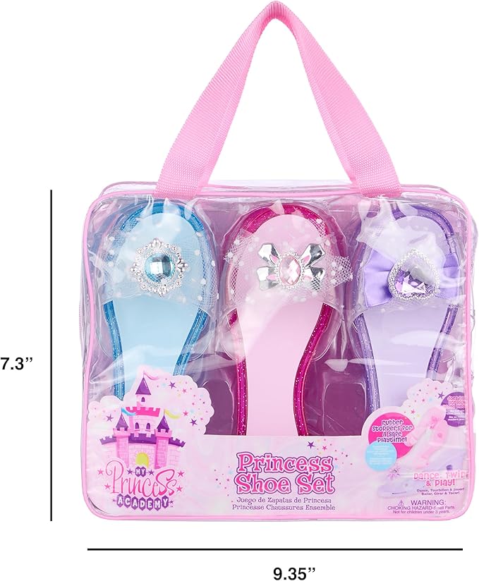 EXPRESSIONS 3Pack Princess Shoes Set