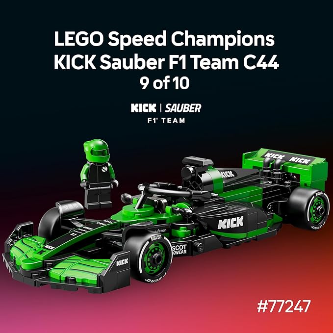 LEGO Speed Champions Ultimate Formula 1 Collector's Pack - Contains 10 Sets in 1 - Includes Exclusive Poster - Collectible F1 Model Car Kit - Gift for Race Car Fans - 66802