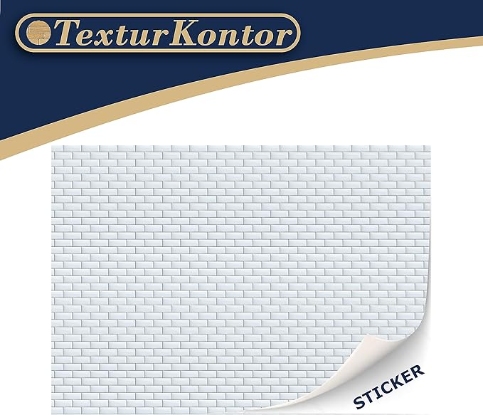 3 Sheets Self-Adhesive Wall Tiles - Bathroom & Kitchen Metro Tiles for Dollhouses (1:12 Scale) - Glazed White