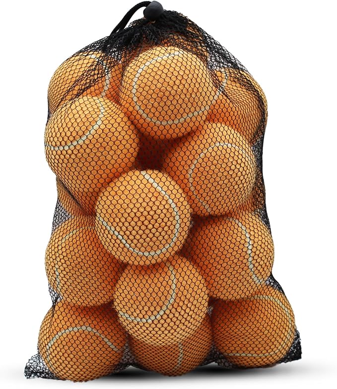 SHYUJAJIE Tennis Balls, 20 Pack Training Tennis Balls,High Elasticity Practice Tennis for Beginner, Exercise Playing Balls for Pet Dog