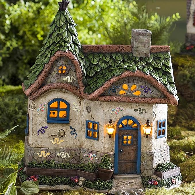 200 Pieces Colorful Mini Snakes Dollhouse Tiny Resin Snakes Micro Fake Snakes for Crafts Dollhouse Fairy Garden Micro Landscaping Decoration Mini Halloween Figurines