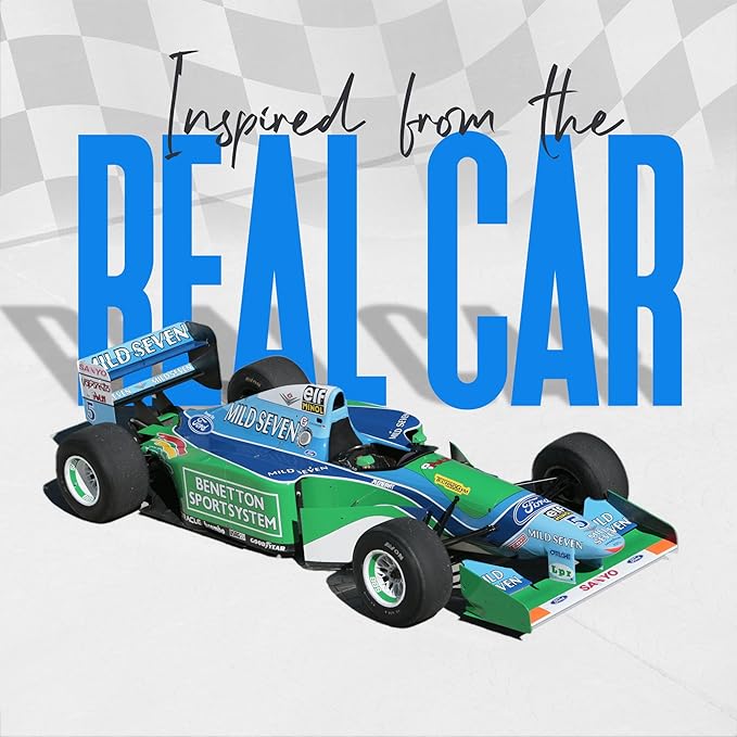 1:43 F1 Team B194-1994 Collection Formula 1 Race 5# Model Inspired by Michael Schumacher Diecast Collectible Model