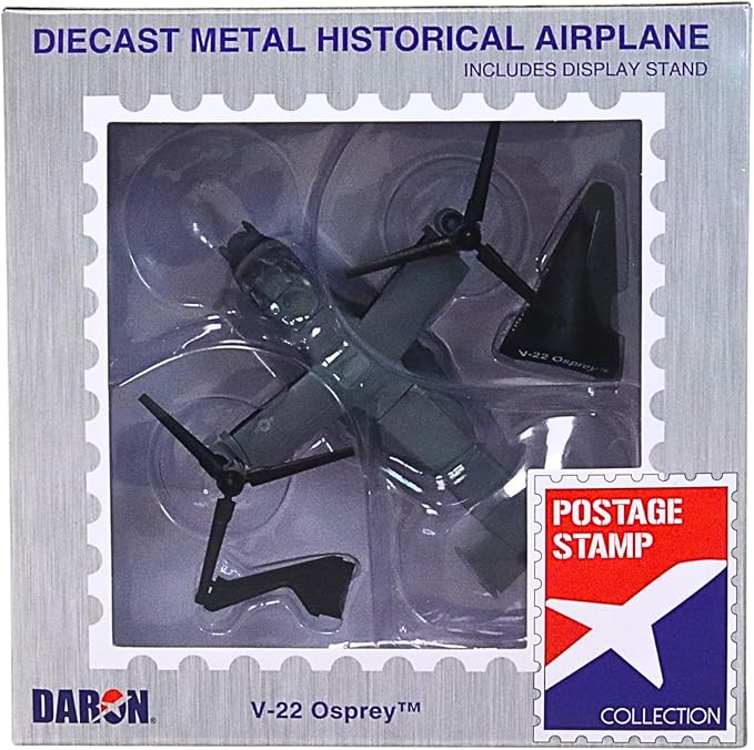 Daron Worldwide Trading V-22 Osprey Vehicle (1:150 Scale), Black