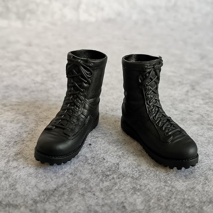 1/6 Scale Figure Shoes Boots PVC Boot Shoes for 12 inch Male Action Figure Toy