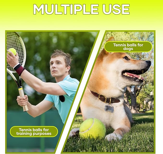 Xifua Bucket of Tennis Balls 38 Pack - Bulk Practice Balls for Tennis Training, Pet Toys, Coach, Indoor & Outdoor Play - Pelotas de Tenis for Youth and Dogs