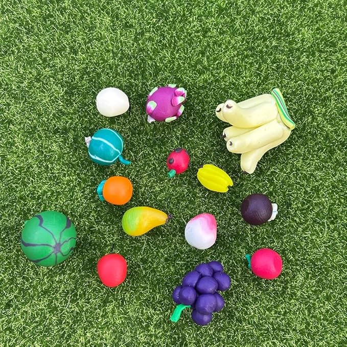 14 PCS Artificial Fruits,Miniature Fruits,Tiny Fruits,Fake Fruits for Diorama Projects,Landscape Projects, Miniature House,HO Layout,Permanent Display,Fairy Garden,School Projects