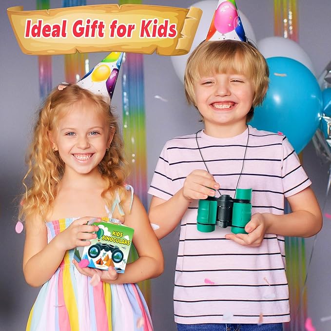 Binoculars for Kids, Kids Binoculars for Ages 3-12 Boys Girls, Outdoor Gifts Toys for Kids- Perfect for Bird Watching, Camping, and Outdoor Exploration