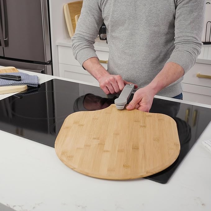 Old Stone Bamboo Foldable Paddle Pizza Peel, 14x16-Inch