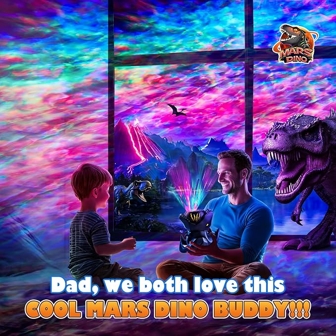 Dinosaur Galaxy Projector for Kids, Non-Glare 316 Lightings Star Projector Galaxy Light,22 White Noise +5.3 Bluetooth Speaker Dinosaur Night Light, Nightlight for Kids Room, Dino Gifts