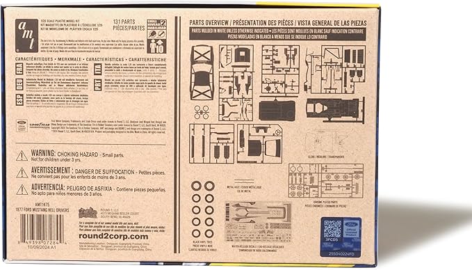 AMT 1475 1977 Ford Mustang Hells Drivers Model Kit