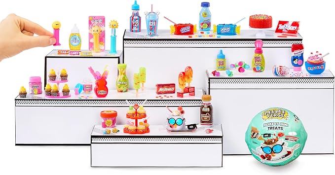 MGA's Miniverse Make It Mini Treats, Mini Collectibles - Mystery Blind Packaging, Candy Theme, DIY, Resin Play, Replica Food, NOT Edible, Collectors, Gift, 8+