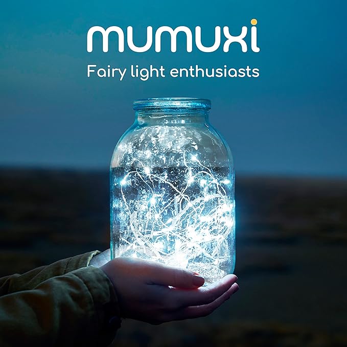 MUMUXI 12 Pack 7.2ft Fairy Lights Battery Operated String Lights, 20 Mini LEDs for Centerpiece Table Decorations, Wedding Party Bedroom Mason Jar Christmas, Cool White